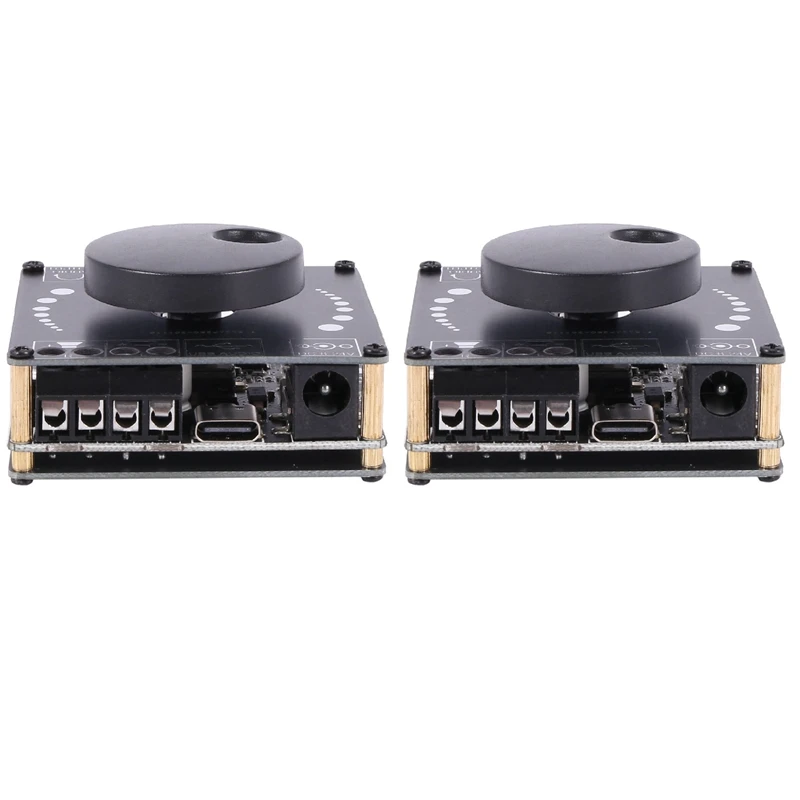 

HOT-2X Mini Bluetooth 5,0 50 Вт + 50 Вт Беспроводная плата цифрового усилителя аудио мощности стерео усилитель 3,5 мм AUX USB APP