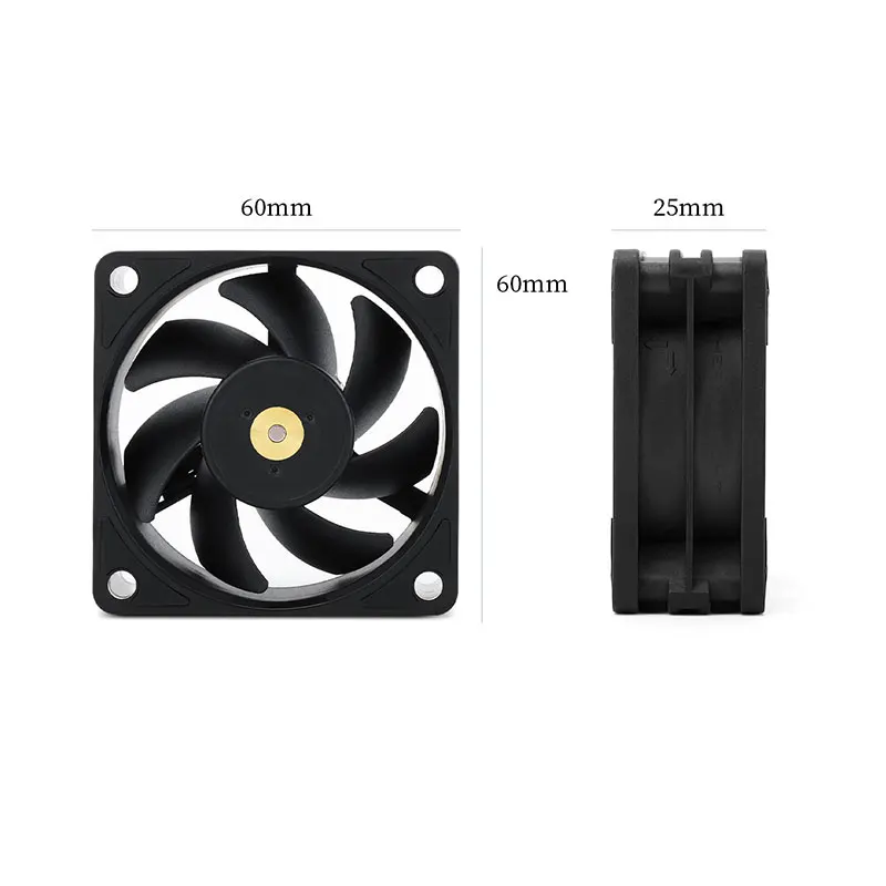 مروحة تبريد هيكل Thermalright TL-B6b، 60x60x25mm/3...