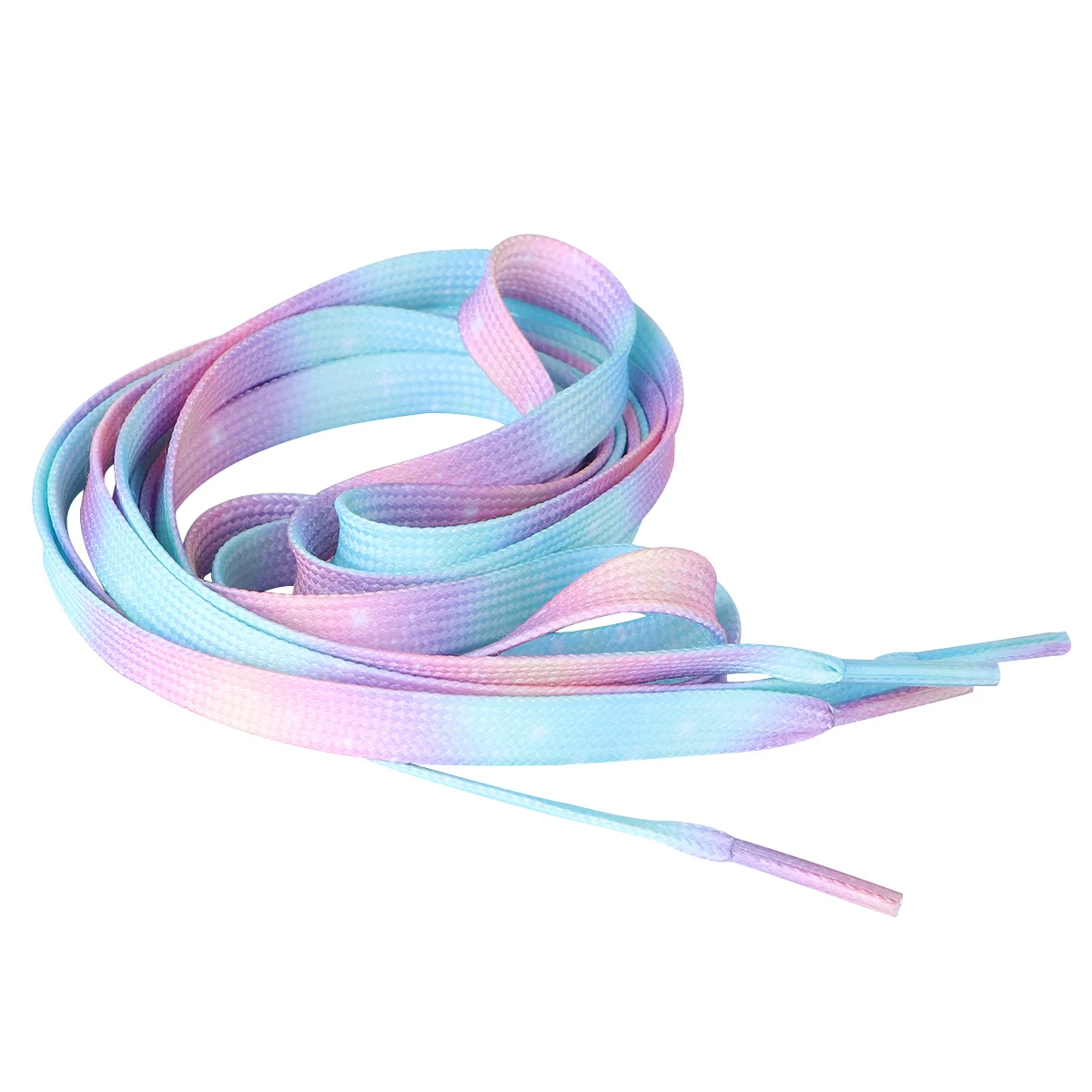 

2 Pair Gradient Laces Track Shoes for Women Men's Men's Shoelaces Colorful Shoelace Flat