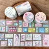 WAKAWAKA Showa Language Washi Tape Cute Character Deco Sticker Korean Decorative Masking Tape Scrapbooking Adhesive Tape 6