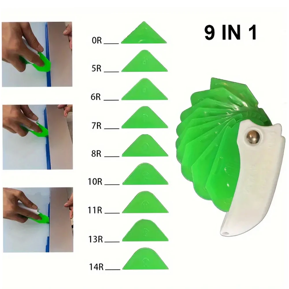 9-in-1 Silicone Caulking Tool Professional Sealant Spreading Joint Sealant Spreader Spatula for Tile Window Grout Edge Removal 4