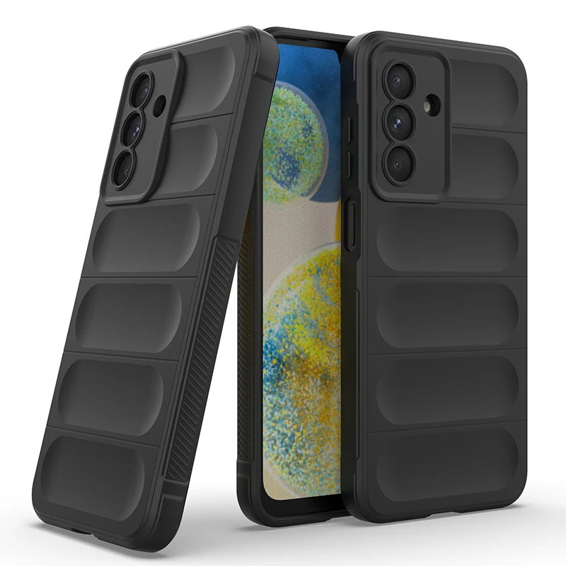 Shockproof Soft Skin Armor Phone Case - Liquid Silicon AirBag Protective Cover