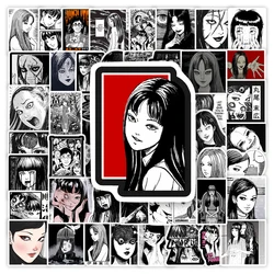 Junji Ito Horror Manga Waterproof Graffiti Stickers - DIY Decorative Decals for Scrapbook, Journal, and More (60pcs)