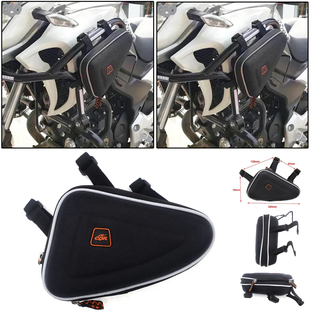 

Storage bag tool capacity side bag frame protection rod for BMW G310GS R1200GS F800GS F650GS F700GS CB190R R1250GS