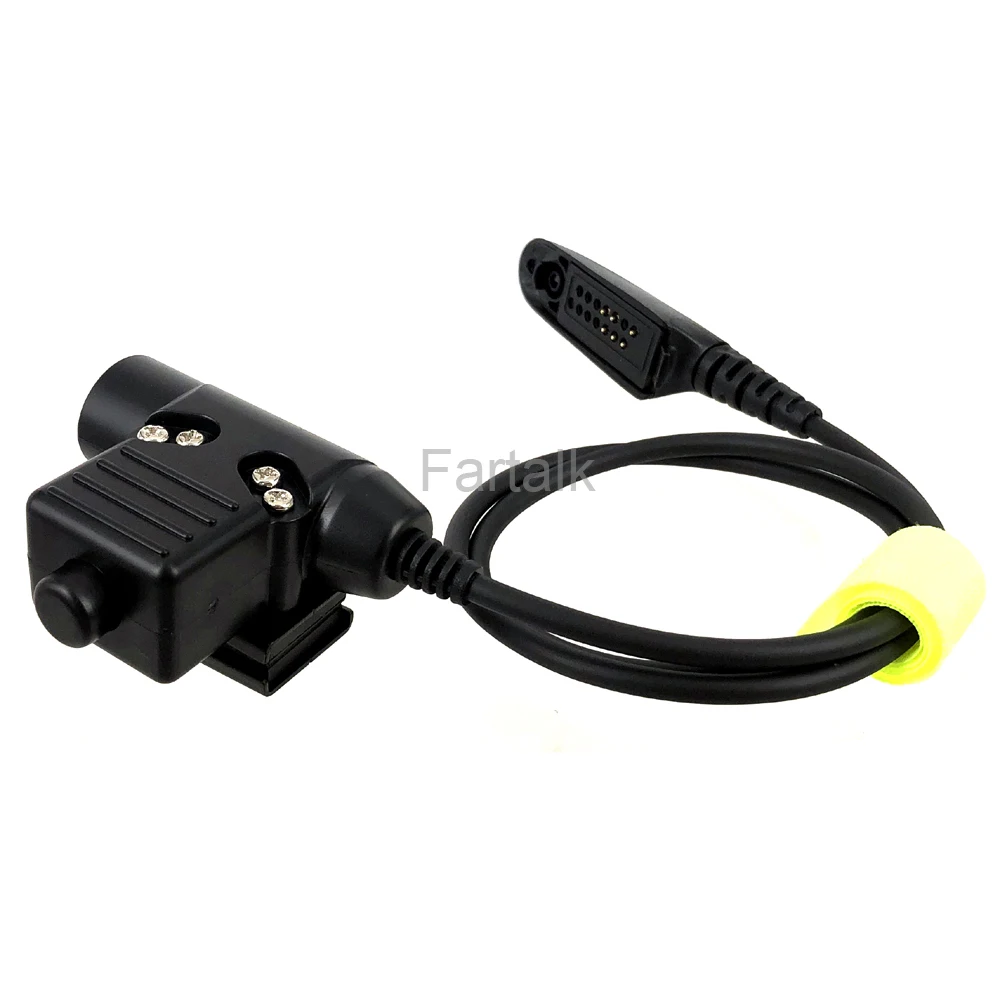 Фото Тактическая PTT для Motorola GP328 PRO5150 GP338 PG380 GP680 HT750 GP340 рация гарнитура наушники №4