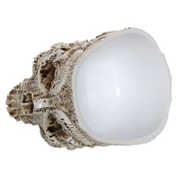 Halloween Skull Flower Pot Gothic Skeleton Planter Container Organizer Suitable for Home Garden Decor 5