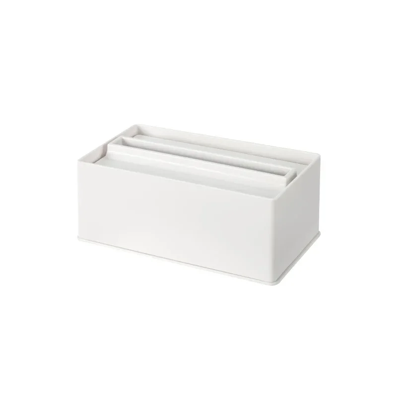 SHIMOYAMA Plastic Tissue Box Magnetic Suction Wall-mounted Toilet Paper Case Car Kitchen Home Desktop Napkin Storage Holder 6