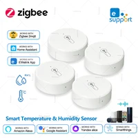 ZigBee Temperature And Humidity Sensor Remote Monitoring Hygrometer,Smart Home Automation,For Alexa Google Yandex Home Assistant