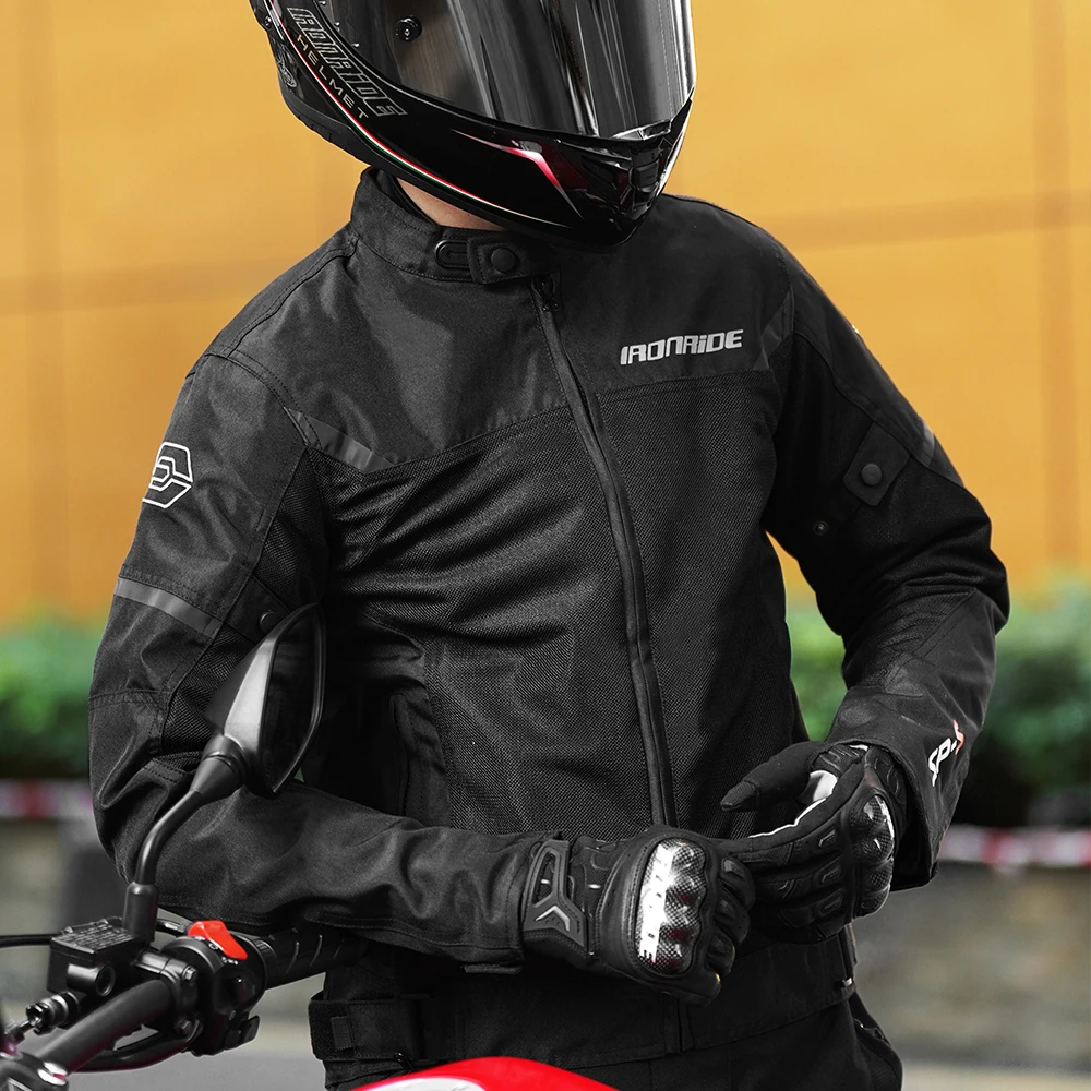 오토바이 라이딩 자켓 여름 통기성 자켓 오토바이 레이싱 자켓 편안한 소프트 메쉬 이동식 CE 보호 장비