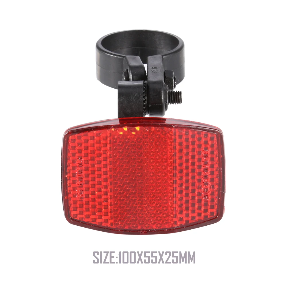산악 자전거 반사경 세트 ABS MTB 자전거 앞뒤 반사경 야간 라이딩 안전 렌즈 사이클링 액세서리