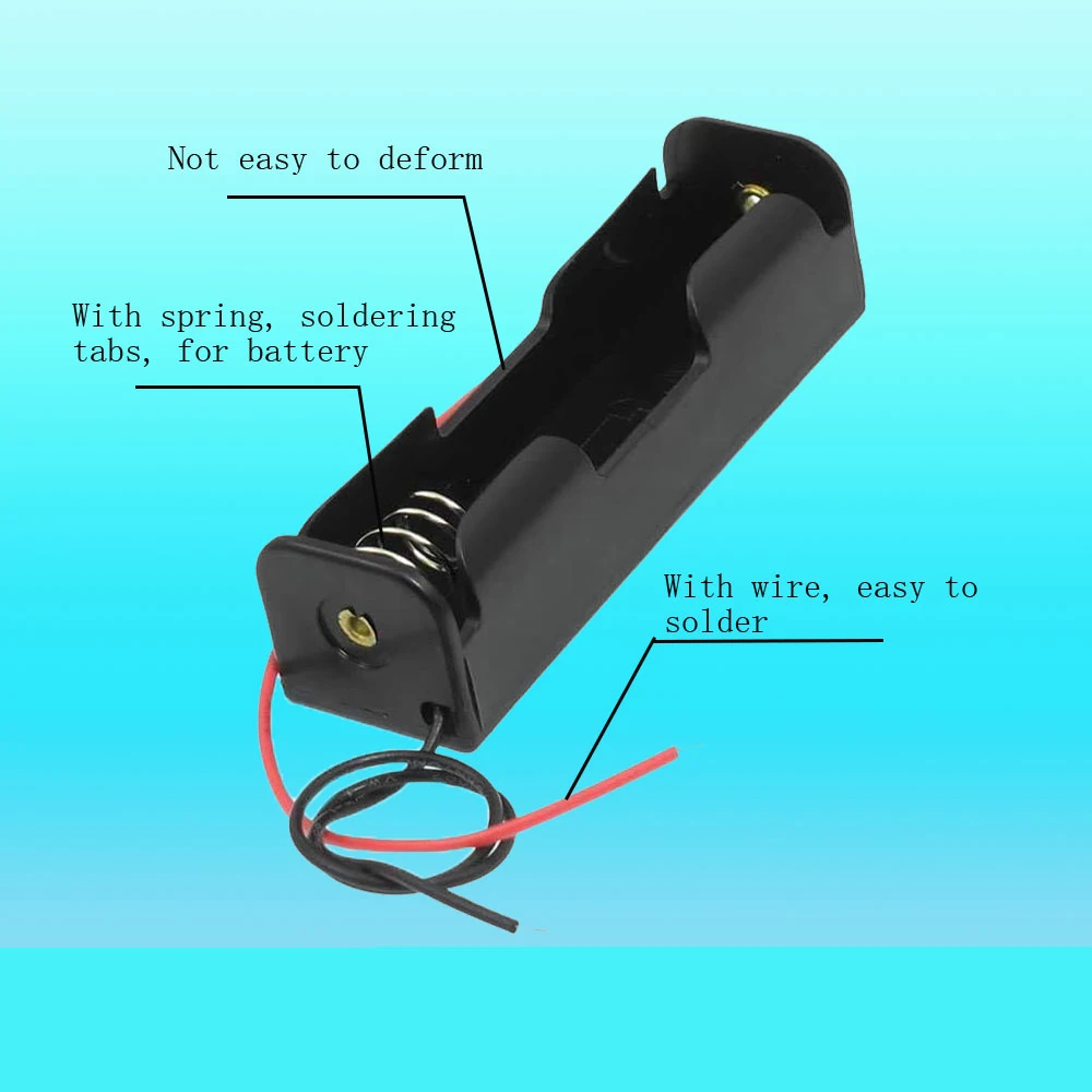 18650 배터리 케이스 홀더(와이어 번들 포함), 10/30개 DIY 배터리 보관함, 18650 1베이 셀 배터리 홀더, 1슬롯 10개