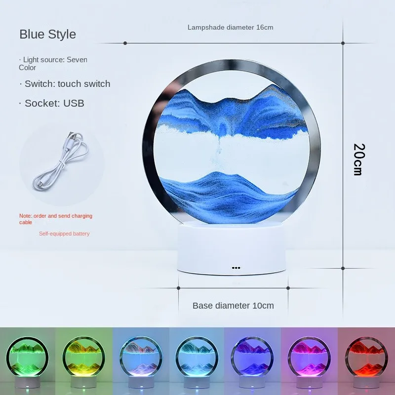 Blue with Light