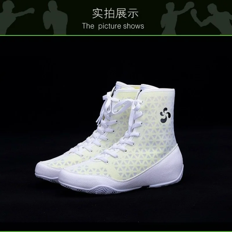 Professional Boxing Shoes Men Black Breathable Wrestling Shoes Mens Luxury Brand Sport Man Designer Gym Training Shoe