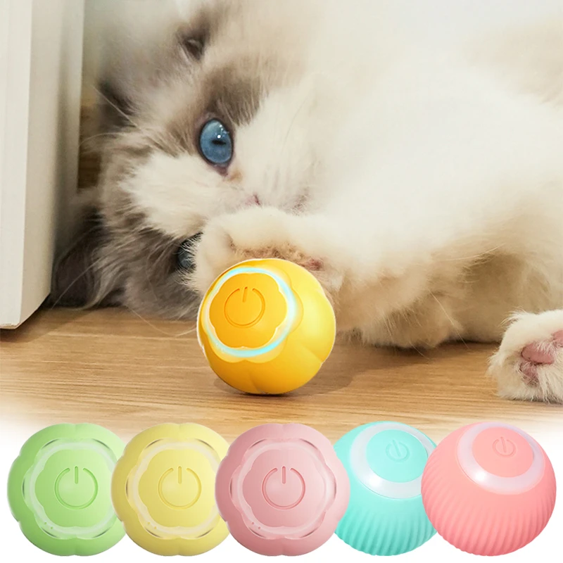 SmartCatToyAutomaticRollingBallElectricSelfmovingKittenToy
