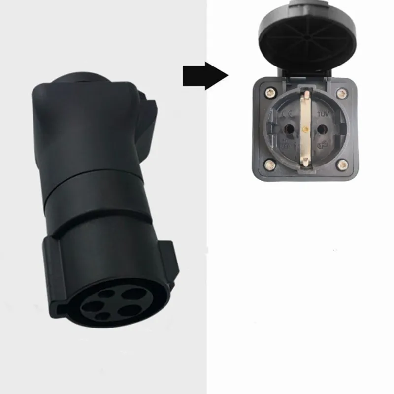 Lade pile adapter neue energie J1772 UNS standard umwandlung kopf type1 pistole zu 220V hause RV motorrad – Detail 10