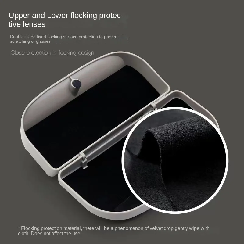 Glasses Holder Magnetic Car Sun Visor Case Organizer Storage Box
