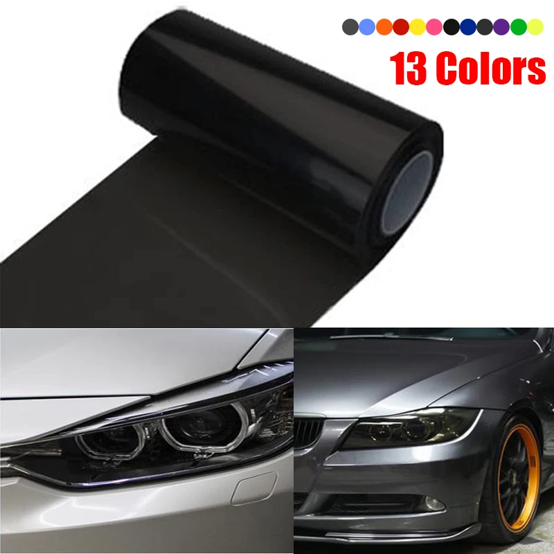 

Car Light Headlight Taillight Tint Vinyl Film Sticker 30x60cm Sheet Fog Light Rear Lamp Matt Film Auto Car Accessories 13 Colors