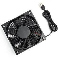 

Router Cooling Silent Fan For Computer Cases Mining Rig CPU Coolers Computer Cooling Fan DC 5V USB Power 120mm Cooling Fan