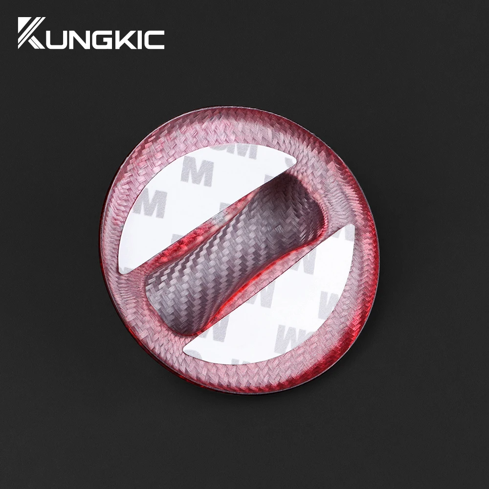 Sleek Dry Carbon Fiber Universal Car Fuel Tank Cap