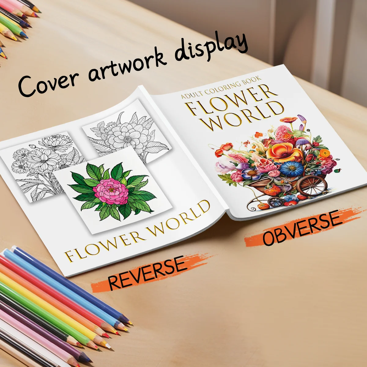 Adult Coloring Book: 24 Stunning Floral Designs - Premium Quality Paper for Relaxation & Creative Expression 5