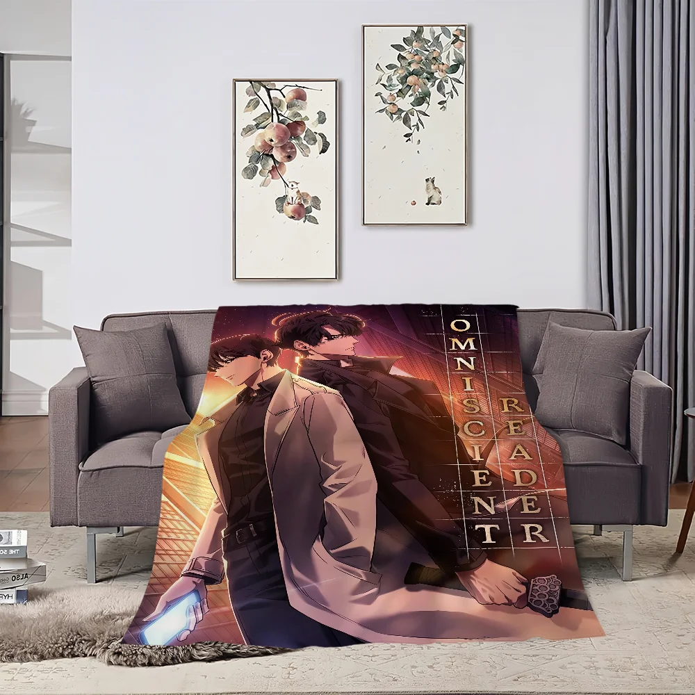 Novel Omniscient Reader Viewpoint comic Blanket Plush Nap Sofa rug for Living Room Office Bedroom Birthday Home Travel Kid Gifts 5