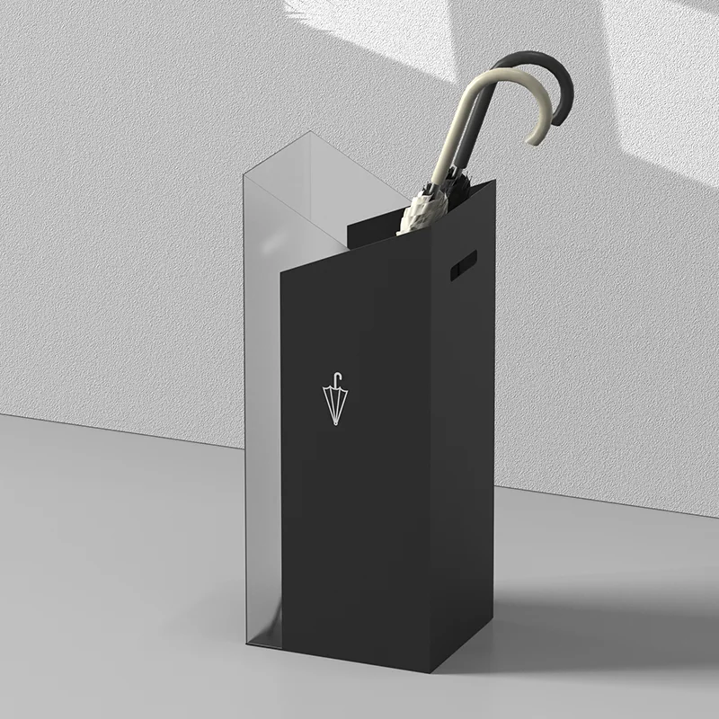 Stainless steel umbrella barrel, creative commercial umbrella stand