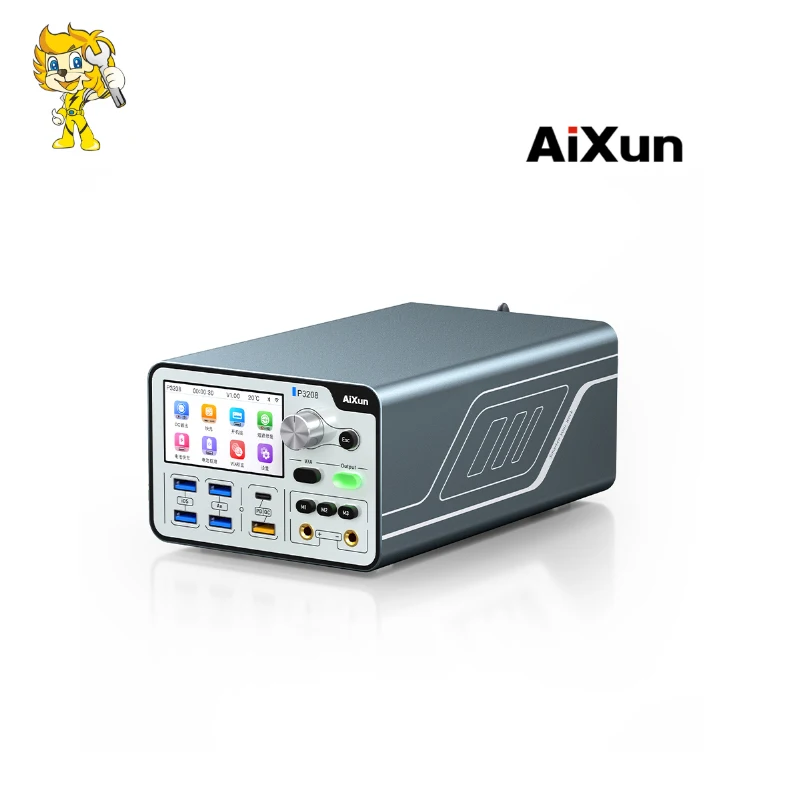 

Aixun P3208 Smart Regulated 320W Power Supply 32V/8A Wifi/Bluetooth Connection PD/PC Fast Charge One Key Booting for iPhone 6-14
