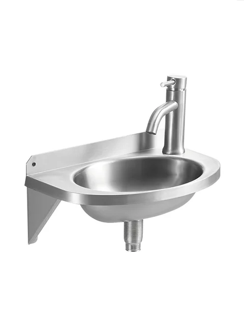 ติดผนังเหล็กสแตนเลส304ล้างห้องน้ำอ่างล้างหน้า 6