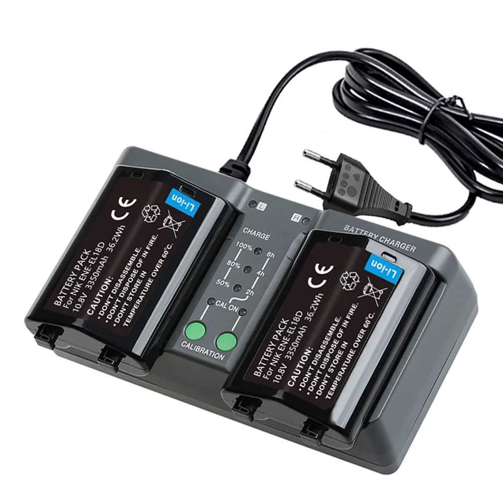 New 3350mah En-el18d En-el18d Enel18d Bateria de Lítio Recarregável para Nikon z9 D800 d4 D4s d5 d6