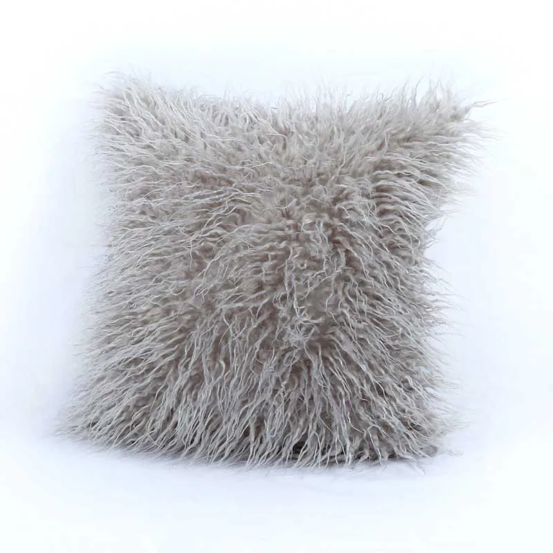 Nordic Style Waist Support Backrest Cushion Plush Warm Tatami Mattress Throw Pillow Home Decor