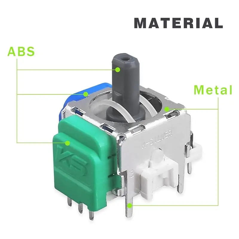 자기 저항 전자기 조이스틱 TMR 홀 효과 3D 게임 컨트롤러 10개