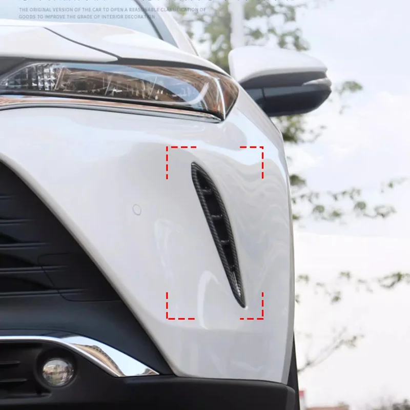 

Передний противотуманный Абажур для автомобиля Toyota Harrier 2022 2023, яркое кольцо, декоративные аксессуары