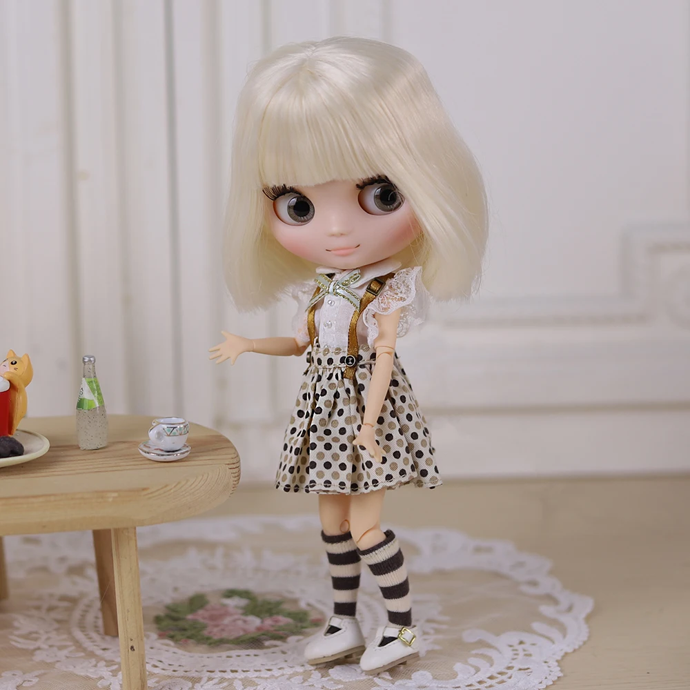Reborn Doll ICY DBS Middie Blyth 1/8 BJD joint body white skin cute set 20cm DIY toys girls gifts SD