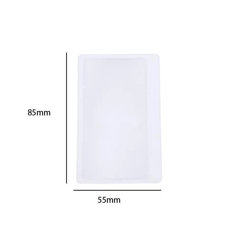 Description Picture 4 of item10 PCS Transparent Credit Card Shape For Reading Newspaper Book Magnifiers Magnifying Glass Loupe Fresnel Lens