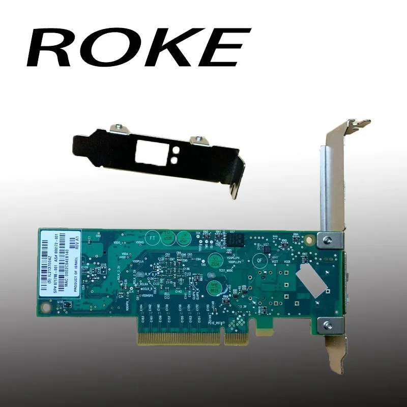 Network Card Ethernet Card Ethernet Adapter LOT OF 1 OF 2 MNPA19-XTR 10GB Mellanox ConnectX-2 10Gbe 1m SFP+ Cable
