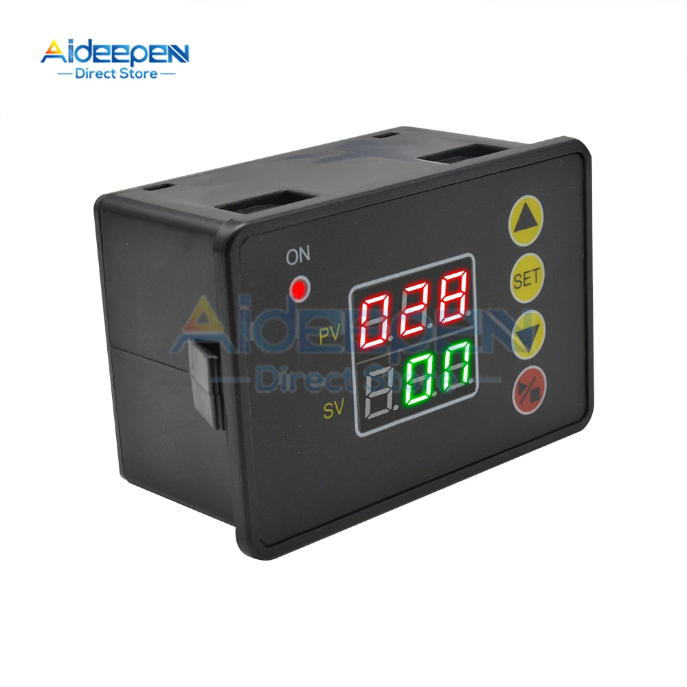T2310 DC 12V 24V AC 110V 220V Programmable Digital Time Delay Switch Relay Open Timer Control Module On/Off Switch With Buzzer 2