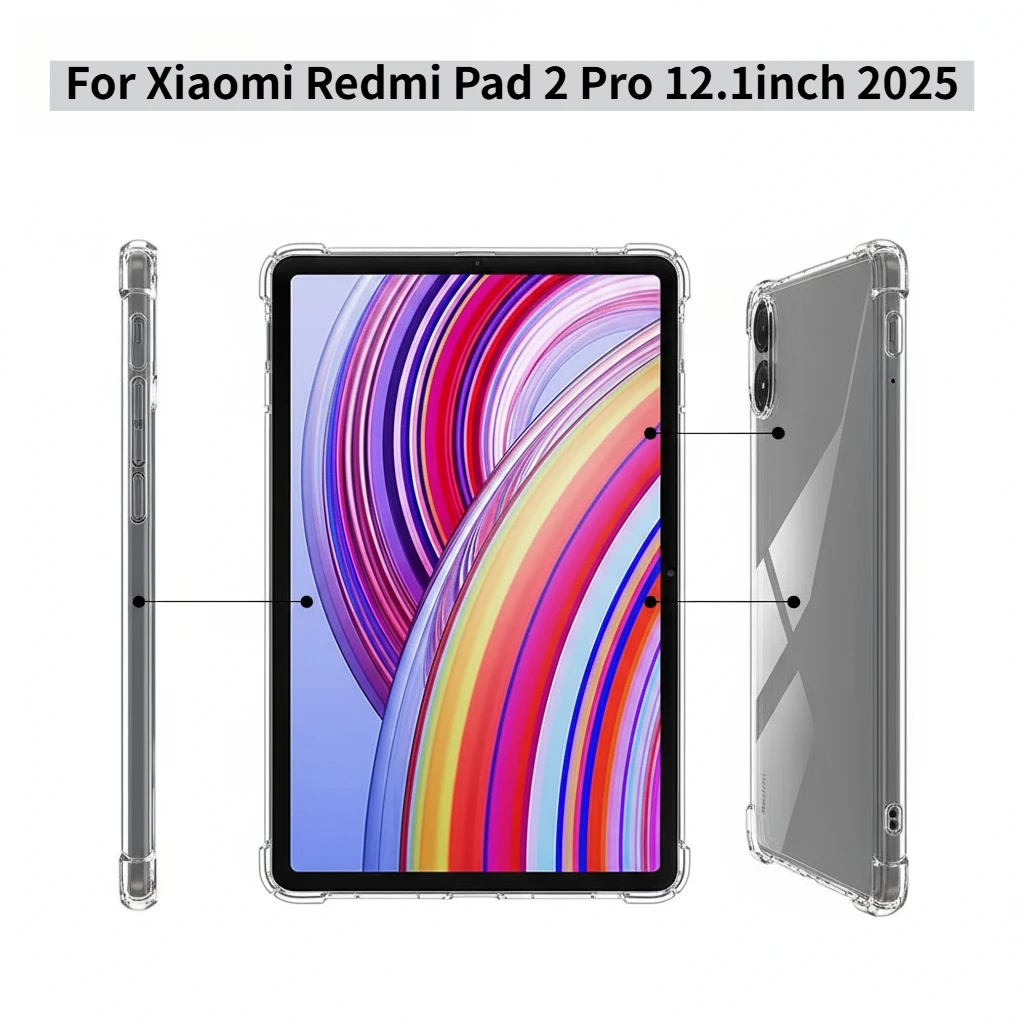 Transparent TPU Airbag Drop-Proof Slim Case