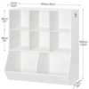 Kids Bookshelf, Toy Storage Cabinet, Kids Toy Organizer, 8 Cubicles, Bookcase Footboard, Bookshelf for Kids, for Playroom 2