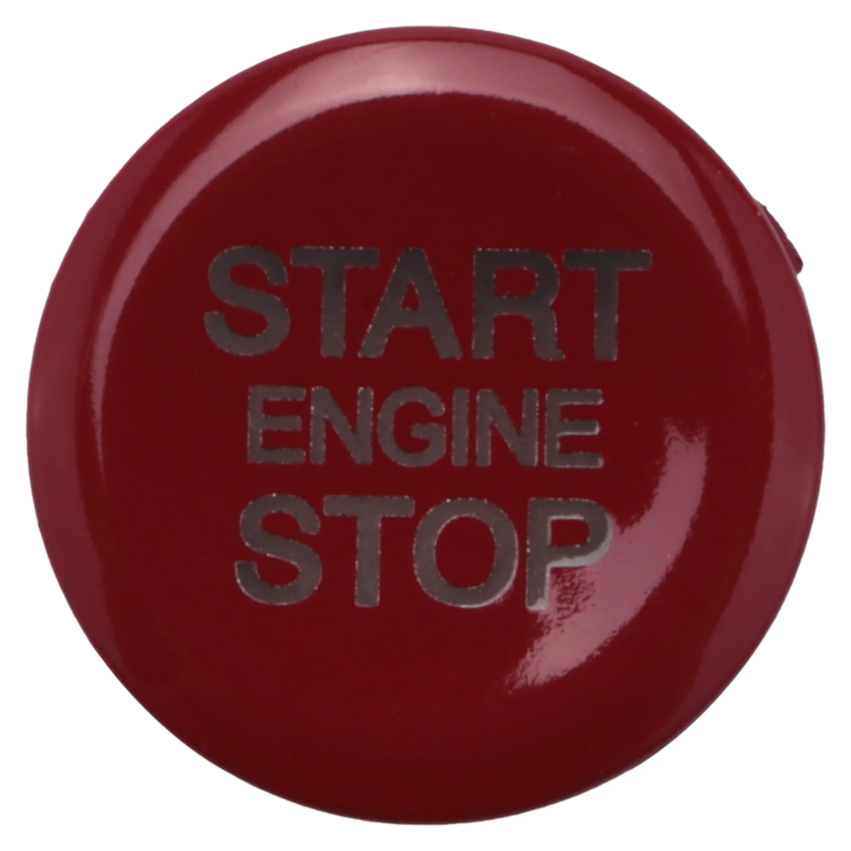 

ABS Car Engine Start Stop Switch Button Cover Trim for Alfa Romeo Giulia Stelvio 2017 2018 (Red)