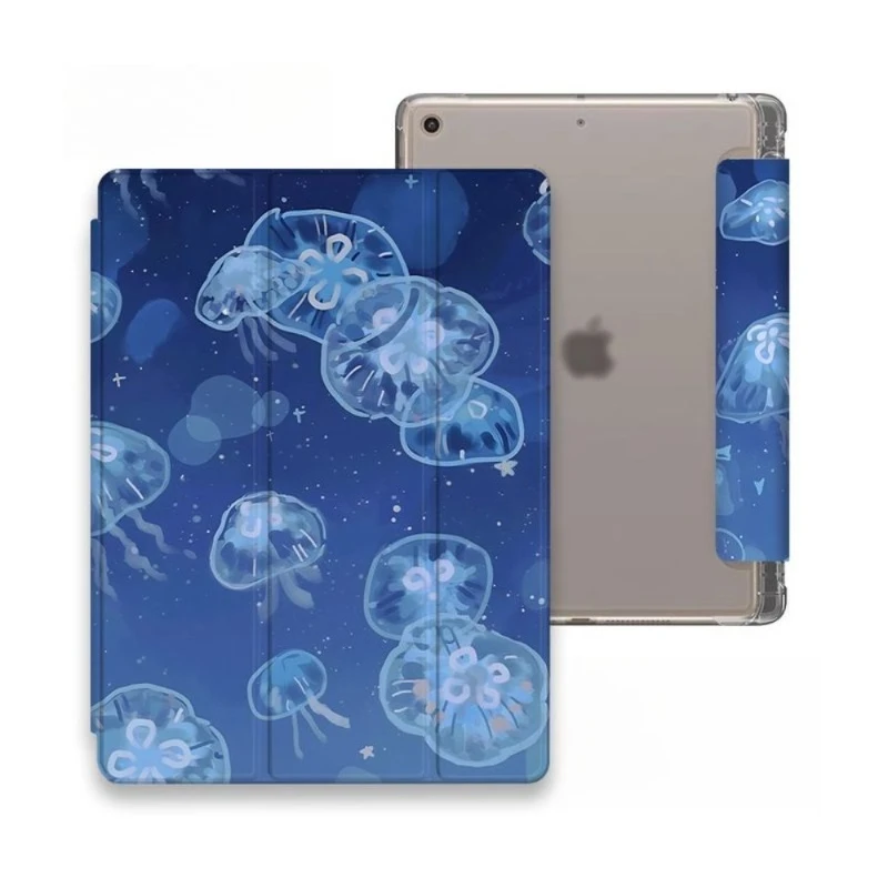 Jellyfish Design Multifunctional Tablet Pencil Case