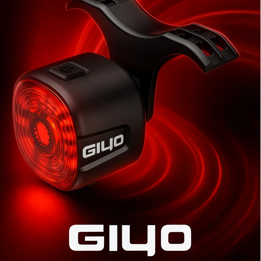 GlYO Bicycle Tail Light Smart Auto Brake Sensing for MTB/Road Bike