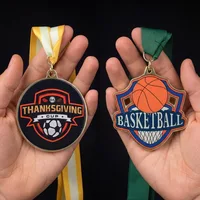 Médaille personnalisée 5K, Médaille de tournoi personnalisée, Médaille de championnat, Médaille MVP, Récompense sportive personnalisée 3