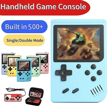 NUOVA Mini console per videogiochi retrò portatile Lettore di giochi portatile a 8 bit 400 giochi integrati Console di gioco AV Out Gameboy videojuego