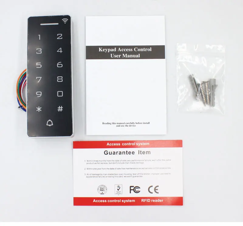 WIFI Tuya Smart App Door Access Control Keypad Standalone ID&IC RFID Access Cont