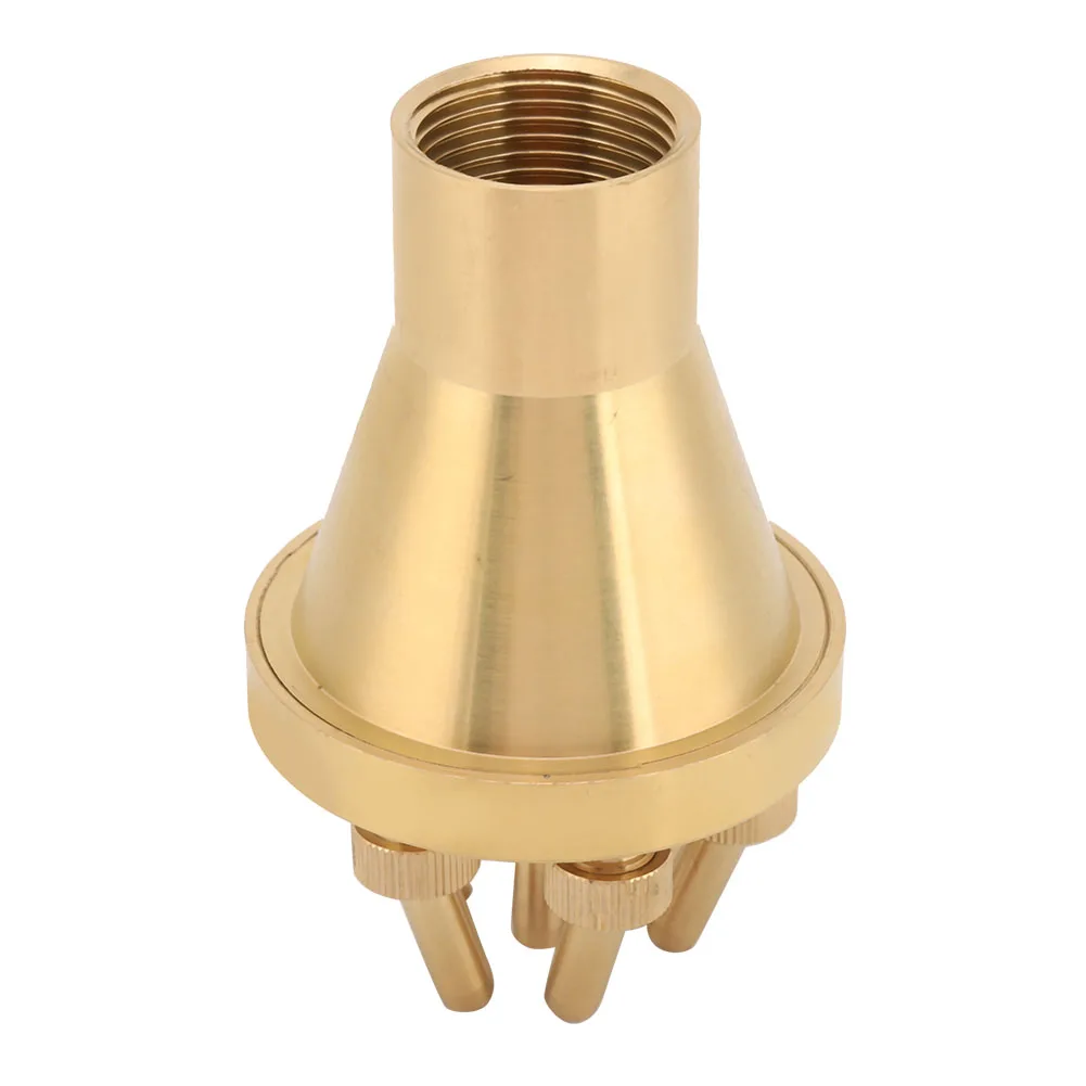 FNPT 1 인치 DN25 분수 깍지, 2 티어 센터 스트레이트 스타일, 정원 연못 스프레이 헤드, 정원 장식