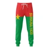 2025 Burkina Faso Flag Mens Sweatpants with Pockets Joggers for Men Sports Casual Sweat Pants With Drawstring 2