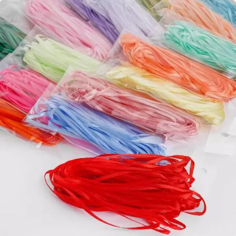 Description Picture 3 of itemMulticolor (10meters/lot) 1/8" (3mm) Single Face Satin Ribbon Webbing Decoration Gift Christmas Party Ribbons DIY Candy Box Dec
