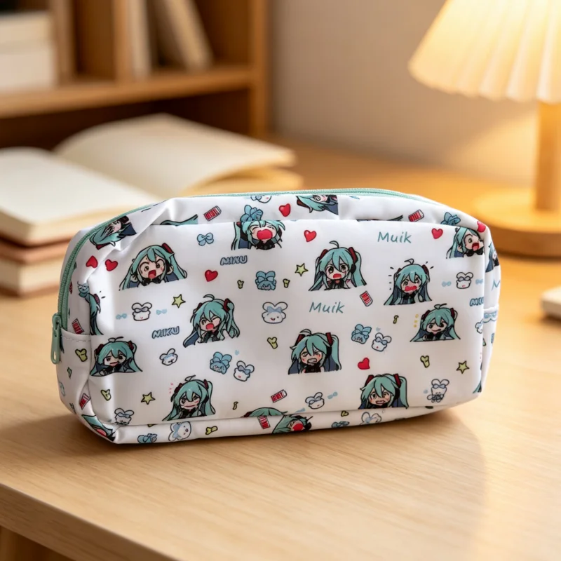 Spacious Multi-Layer Stationery and Cosmetic Organizer Bag