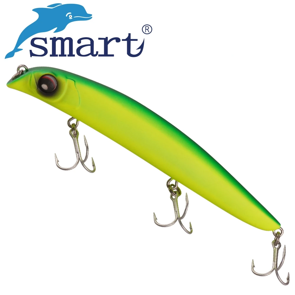 

Блесна Smart рыболовные приманки плавающий Jerkbait 120 мм 18,5 г длинный броский воблер искусственная приманка Воблер для моря