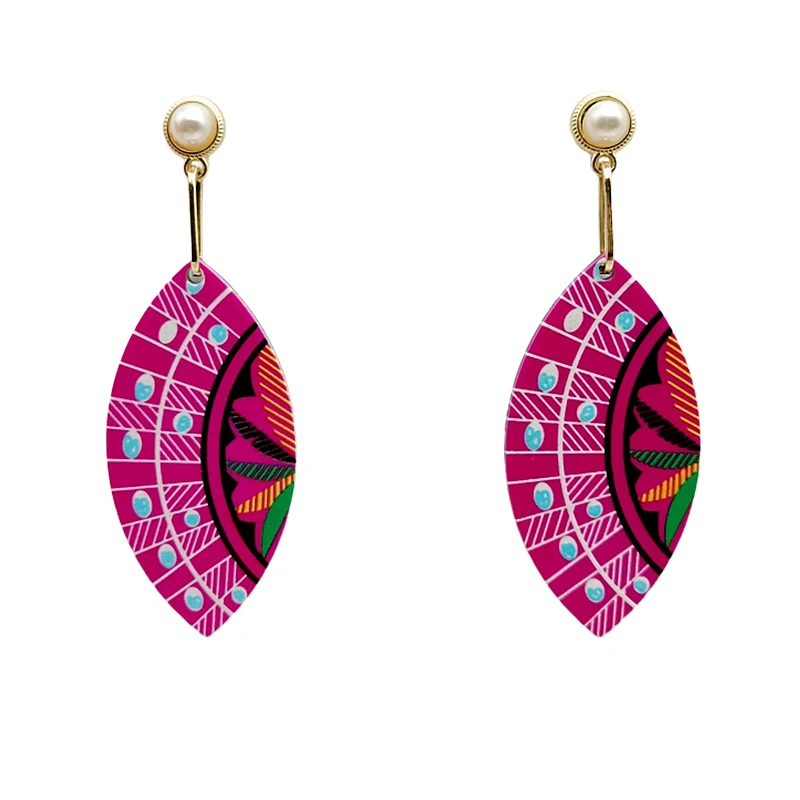 TEXTURE DANGLES NECKLACE EARRING SET